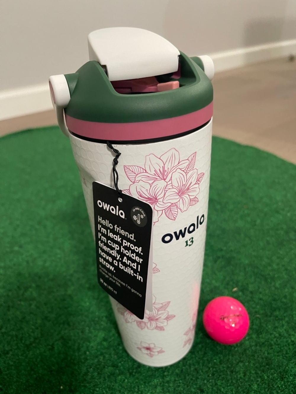 Masters Owala “Azalea” special edition water bottle - Picture 2 of 3